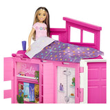 Mattel Barbie Holiday Home With Fashion Doll Play Set
