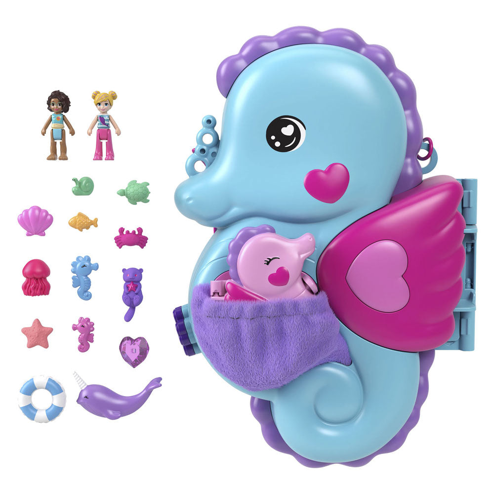 Mattel Polly Pocky Daddy Me Seahorse taske