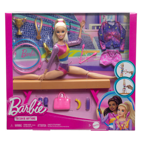 Barbie gymnastik dukke legesæt - dukke