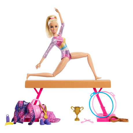 Barbie gymnastik dukke legesæt - dukke