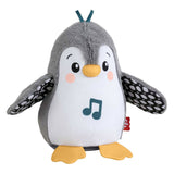 Fisher-price slingrende pingvin - 20 cm høj - interaktivt krammetøj