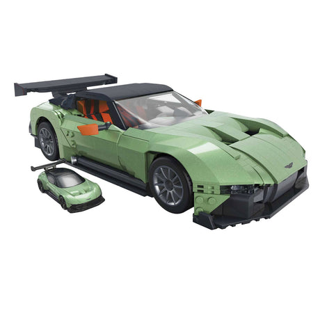 Mattel mega hot wheels aston martin vulcan byggesæt - 986 stk.