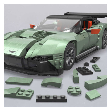 Mattel mega hot wheels aston martin vulcan byggesæt - 986 stk.