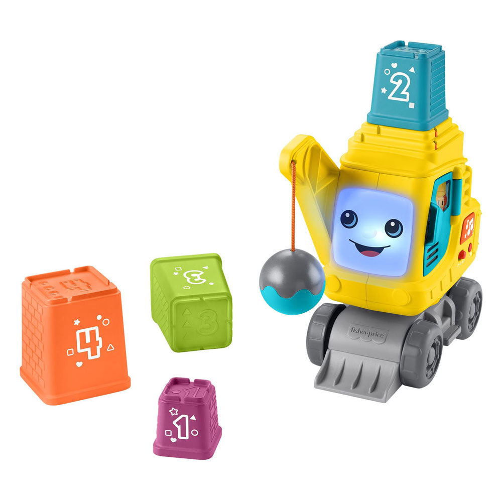 Mattel Fisher Prisoptælling og stablekran