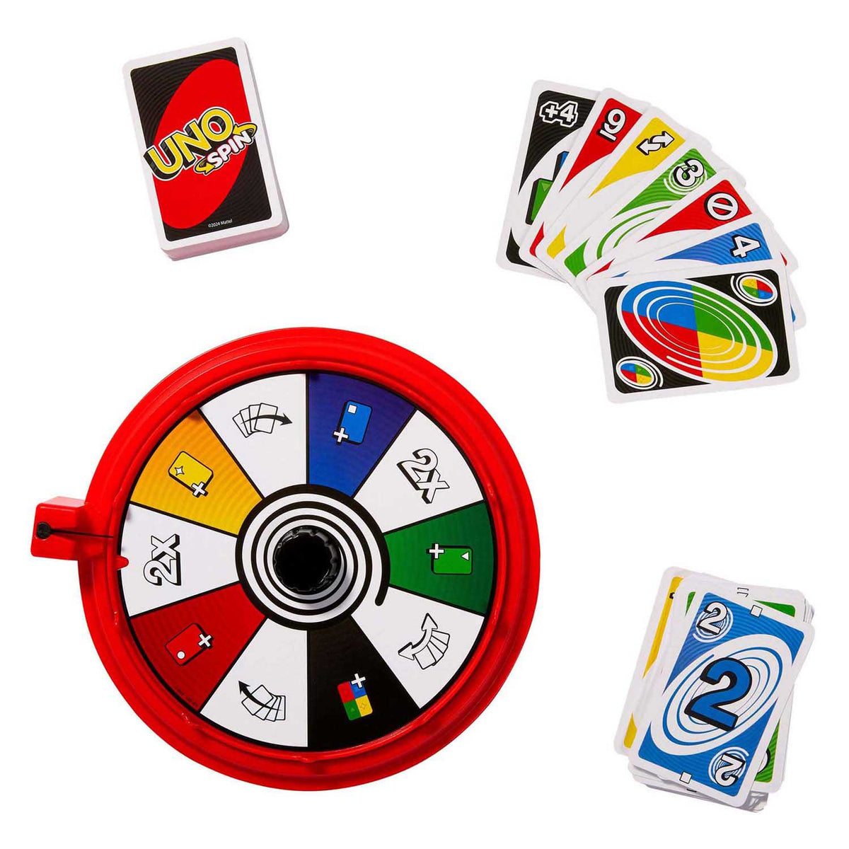Mattel spil uno spin kortspil