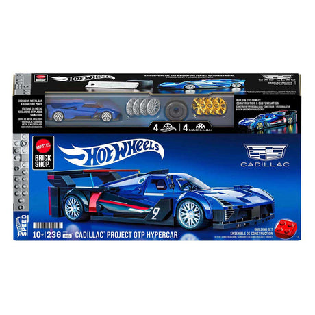 Hot Wheels Brick Shop Speed ​​​​Series Cadillac 1:32 byggesæt - 236 stykker.