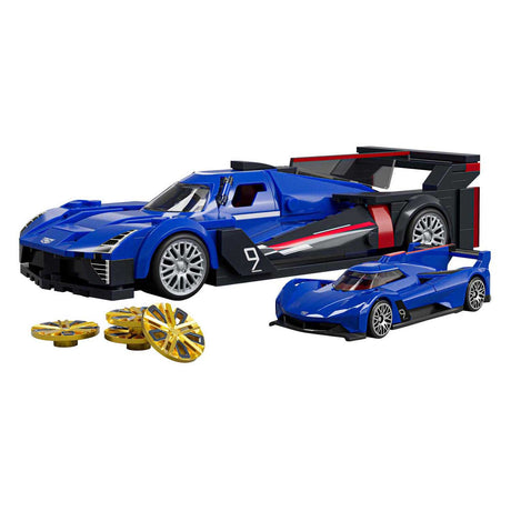 Hot Wheels Brick Shop Speed ​​​​Series Cadillac 1:32 byggesæt - 236 stykker.