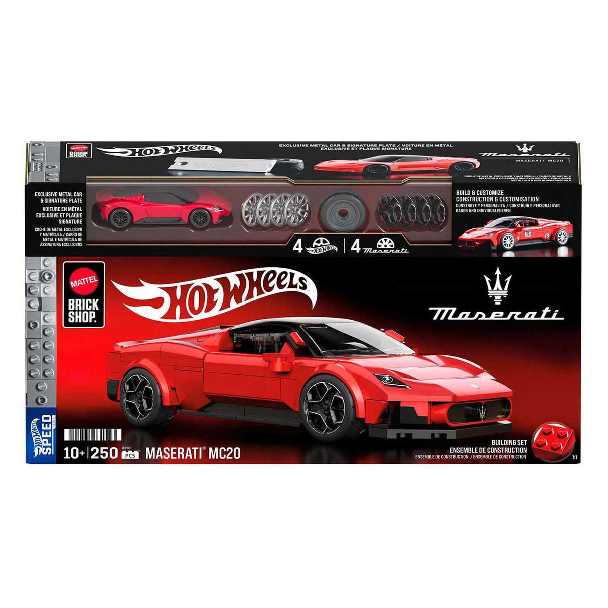 Hot wheels speed serie maserati 1:32 byggesæt - 250 stk.