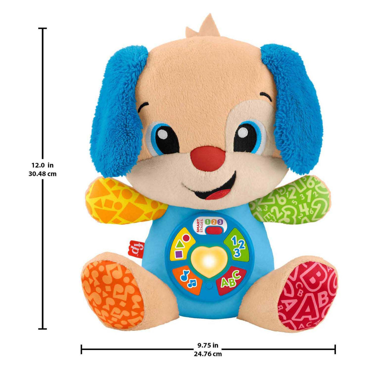 Fisher-price læring sjovt vokse-med hvalpelegetøj - musikalsk krammetøj