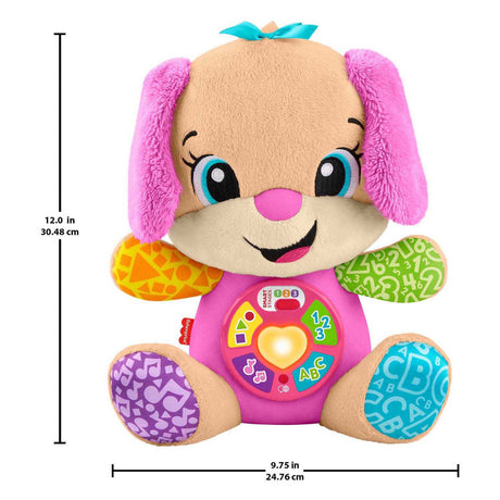 Fisher-price læring sjovt voksende søsterlegetøj - pink musikalsk krammetøj