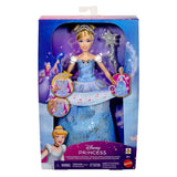 Mattel Disney Princess Askepot – Fortryllende boldkjole-modedukke med lysshow og lyd