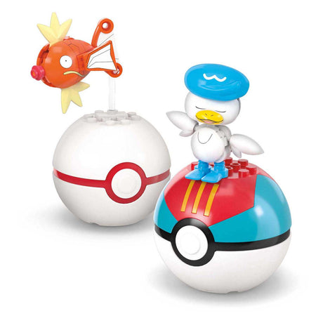 Mattel Mega Construct Pokemon-byggesæt - Magikarp, Shellder og Quaxly