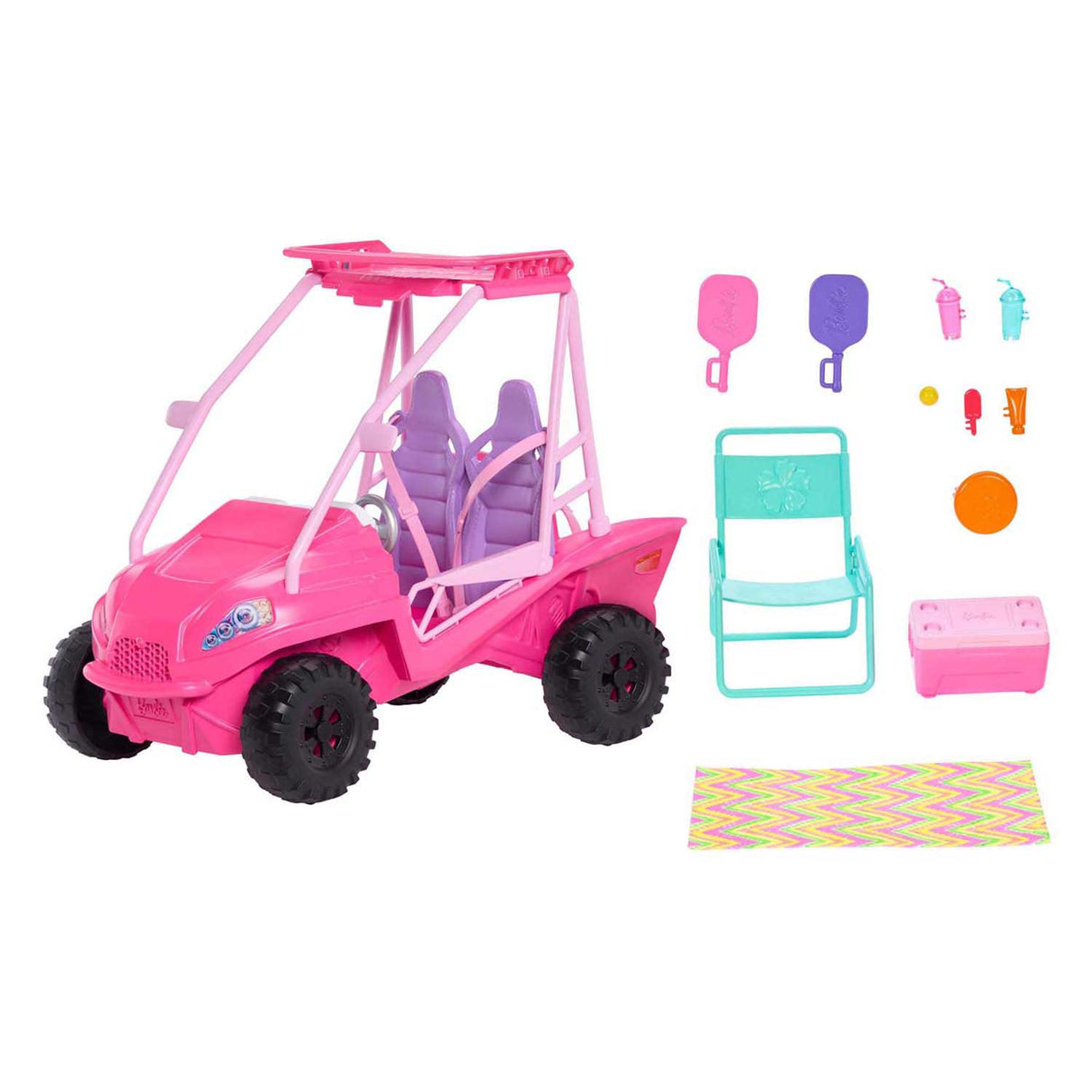 Mattel barbie mysterier stranddetektiver strandvogn