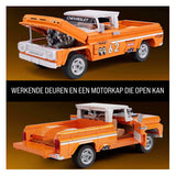 Hot Wheels Brick Shop Elite Series Chevy 1:32 byggesæt - 858 stk.