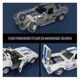Mattel brick shop hot wheels elite serie - corvette grand sport - byggelegetøj - 918 dele