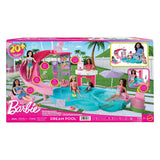 Barbie drømmepool - legesæt med rutsjebane og spabad og mere end 20 tilbehør