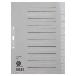 Blanke faner leitz 1220 grå karton