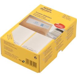 Frankeringsetiketter avery 3442 hvid