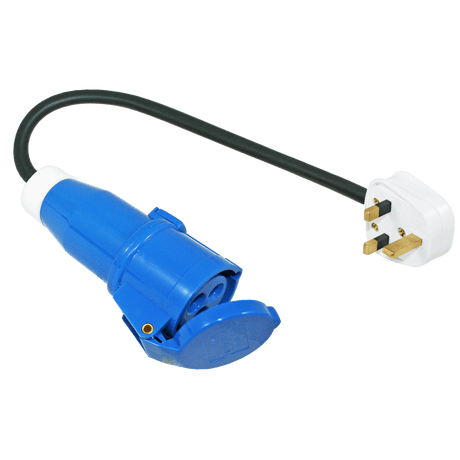 Adapterkabel Engelsk stik til CEE kontrastik - uden salgsemballage