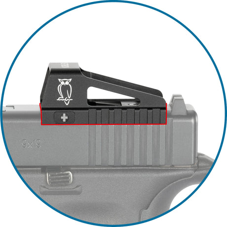Noblex e-optics noblex red dot nv 1x23 os til glock mos (4.0 moa)