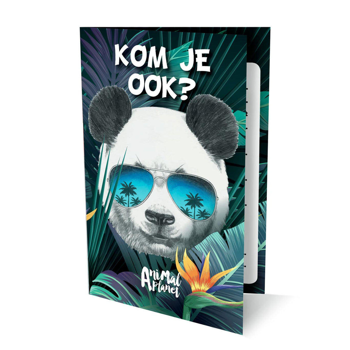 Animal planet invitationer panda, 6 stk.