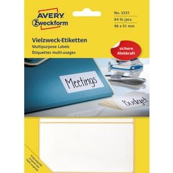 Etiketter avery 3324 hvid 84 stk