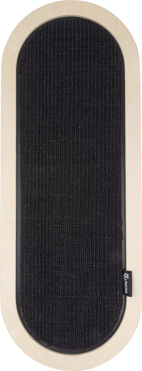 District 70 space sisal krabplank voor aan de muur - zwart - 74 x 28 cm