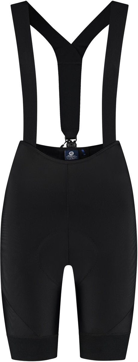 Rogelli detach ii fietsbroek dames - met zeem en bretels - wielrenbroek - zwart - maat m
