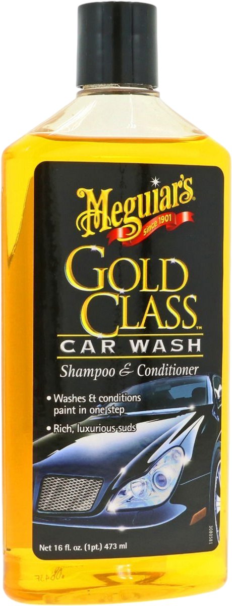 Meguiar's meguiar's guldklasse bilvask shampoo balsam - 473ml - luksus bil shampoo - dyb shine rengøring