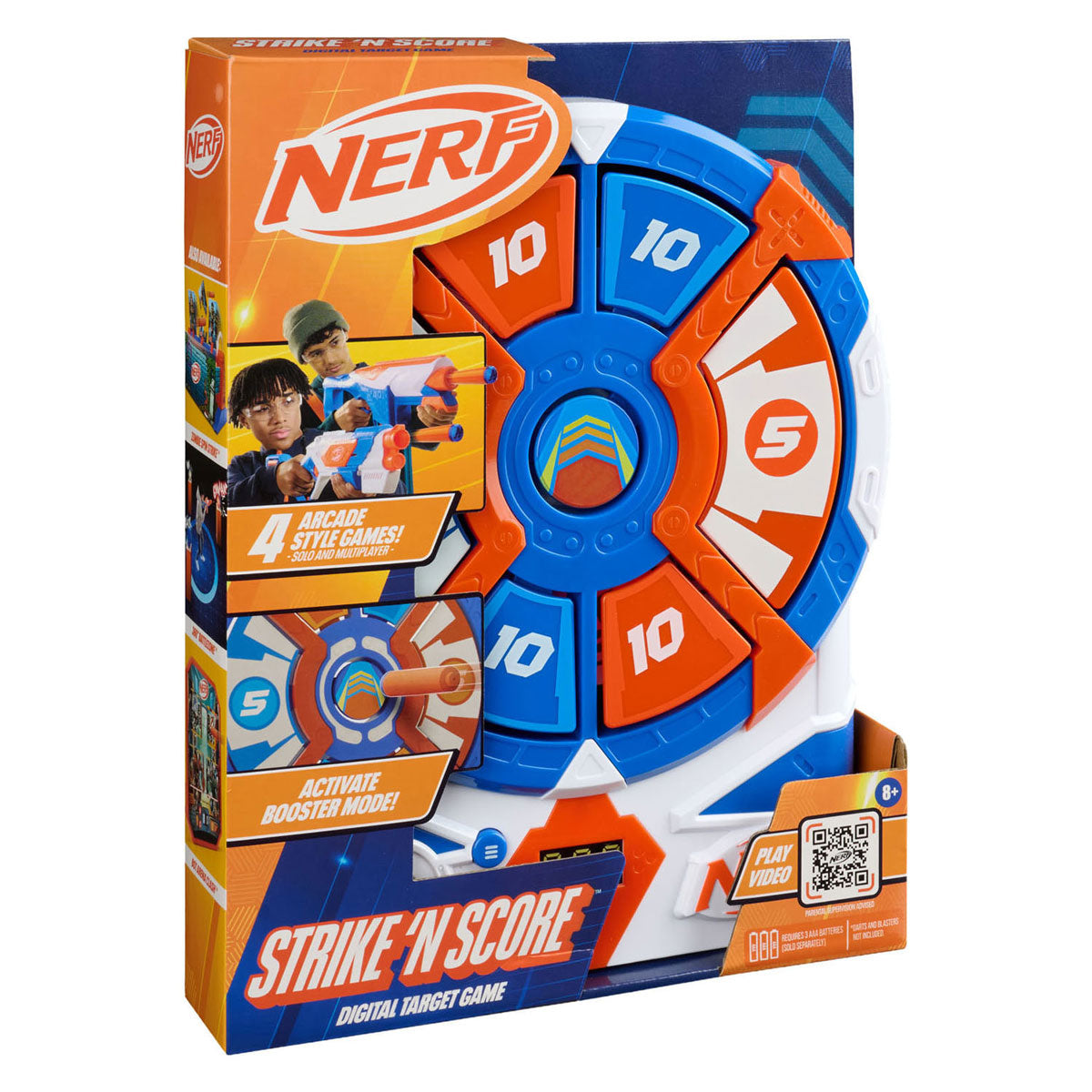 Hasbro nerf bullseye elektronisk skive kerne bevægeligt skydemål