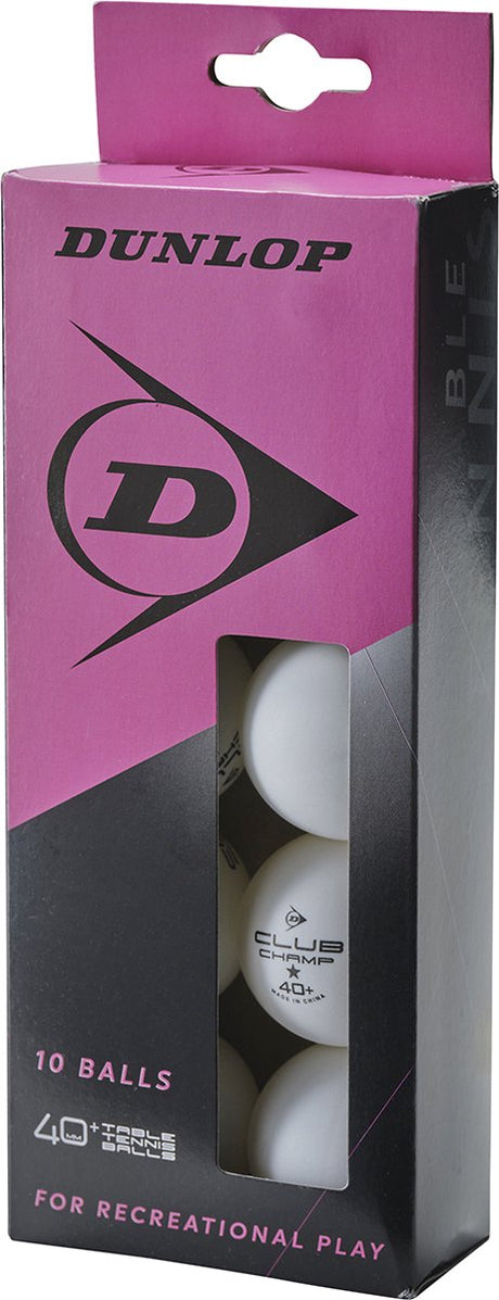 Dunlop - bordtennisnet - 40+ 10 bold polybag