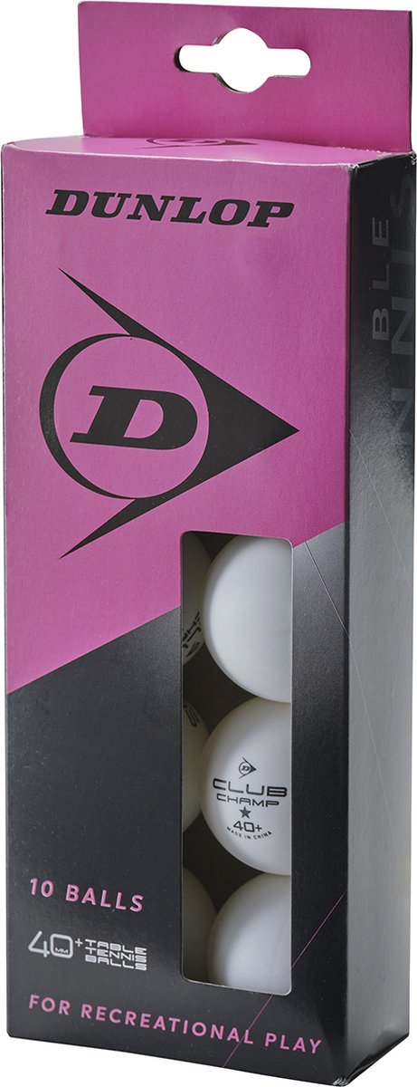 Dunlop - bordtennisnet - 40+ 10 bold polybag