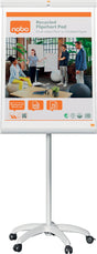 Nobo premium plus mobil flipover i stål - magnetisk whiteboard - 70 x 100 cm - hvid