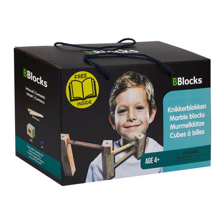 Bblocks træ marmorblokke, 34dlg.