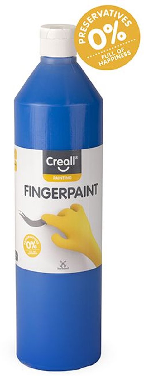Creall fingermaling konserveringsfri blå, 750ml