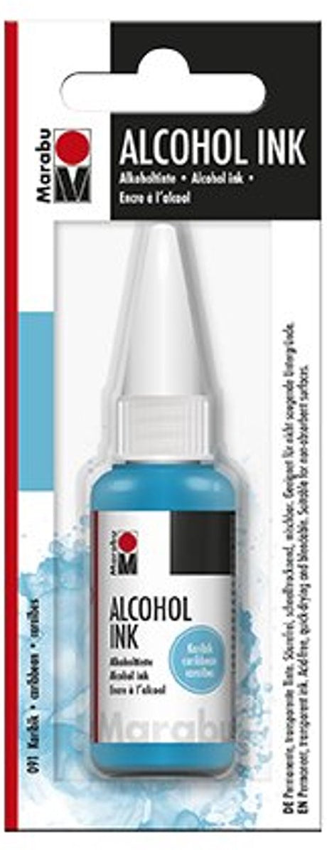 Marabu alcohol inkt permanent, zwart, 20 ml