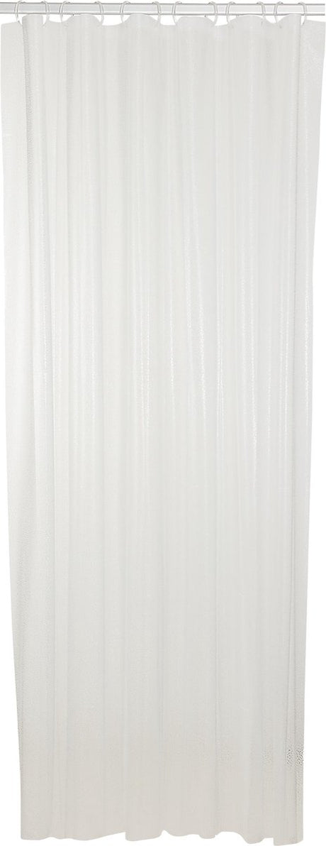 Sælskind perle badeforhæng 180x200 cm - peva - gennemsigtig