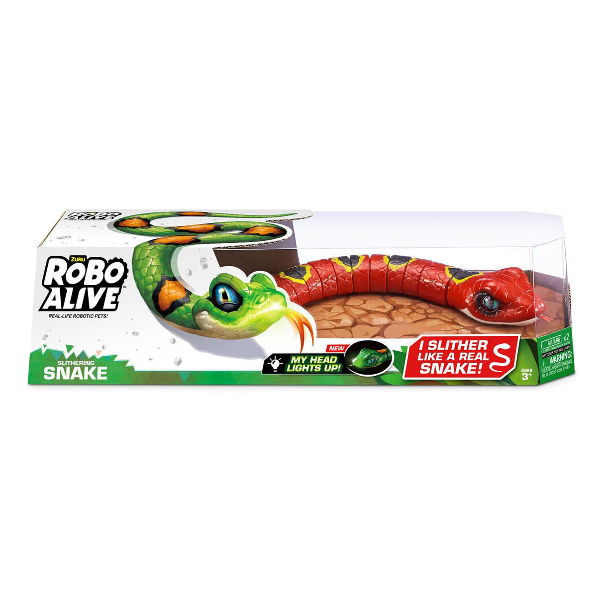 Zuru robo alive robotslange - rød