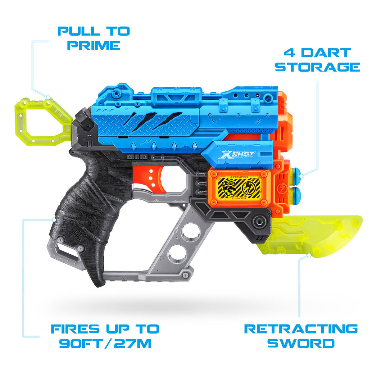 Zuru X-Shot Dino-angreb uddød med 8 dart