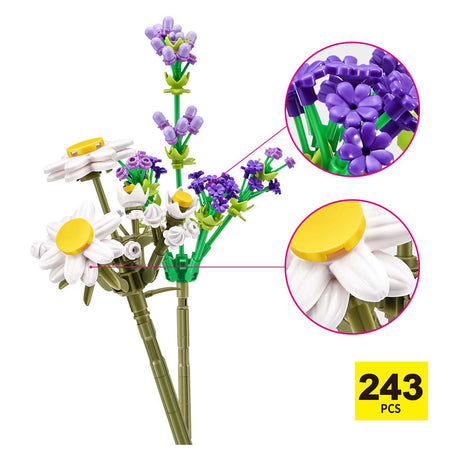 Zuru max premium blomster - byggelegesæt i overraskelseskugle