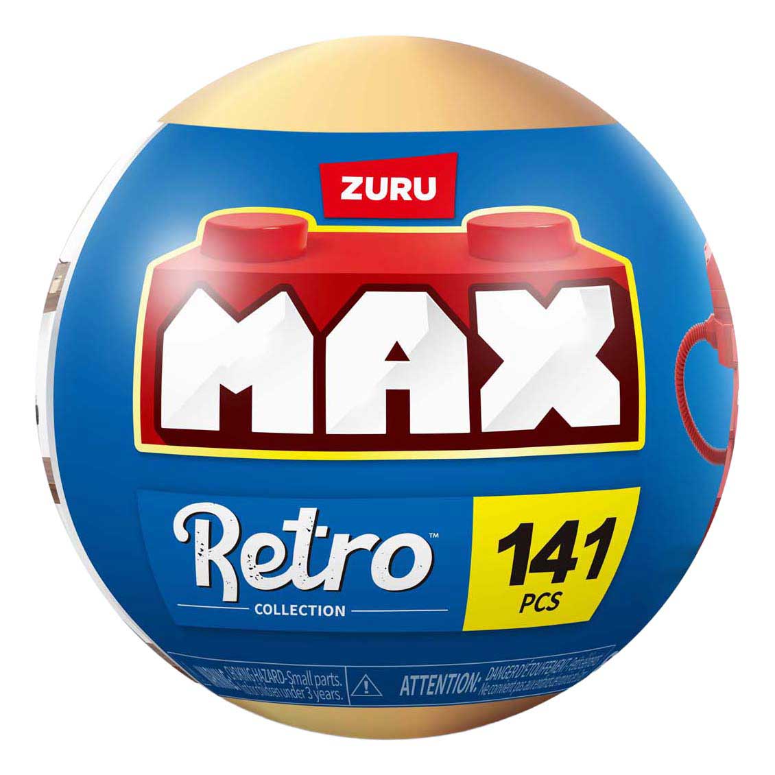 Zuru max premium retro telefon byggesæt i overraskelseskugle - 141 stk.