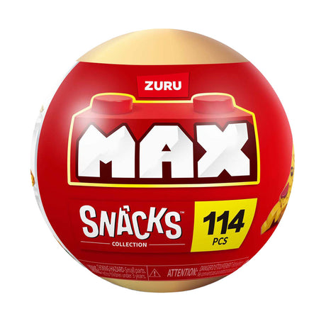 Zuru max premium snackkapsel - byggelegesæt i overraskelseskugle