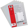 L-formet folder hetzel transparent a4 50 stk
