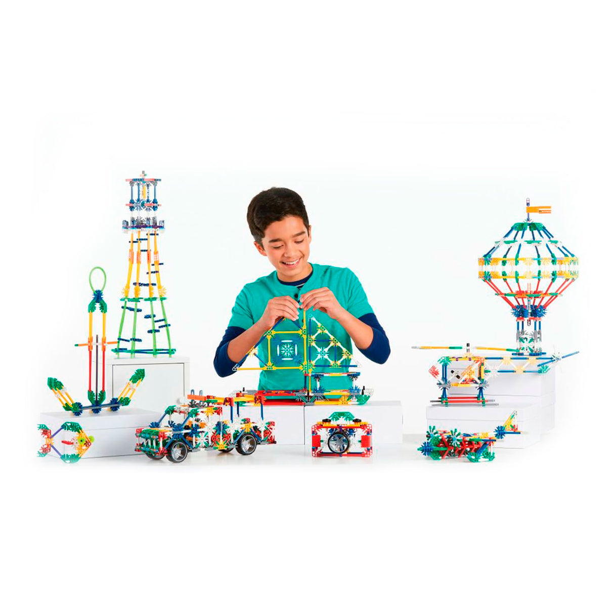 K'Nex Classic Building Set 70 modeller, 705 stykker.