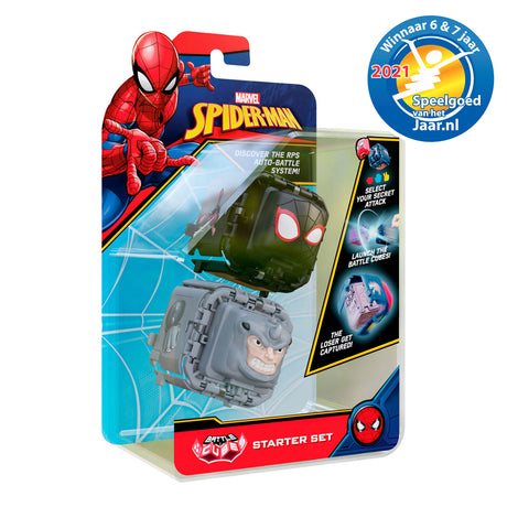 Boti Marvel Spiderman Battle Cube - Miles Morales vs Rhino
