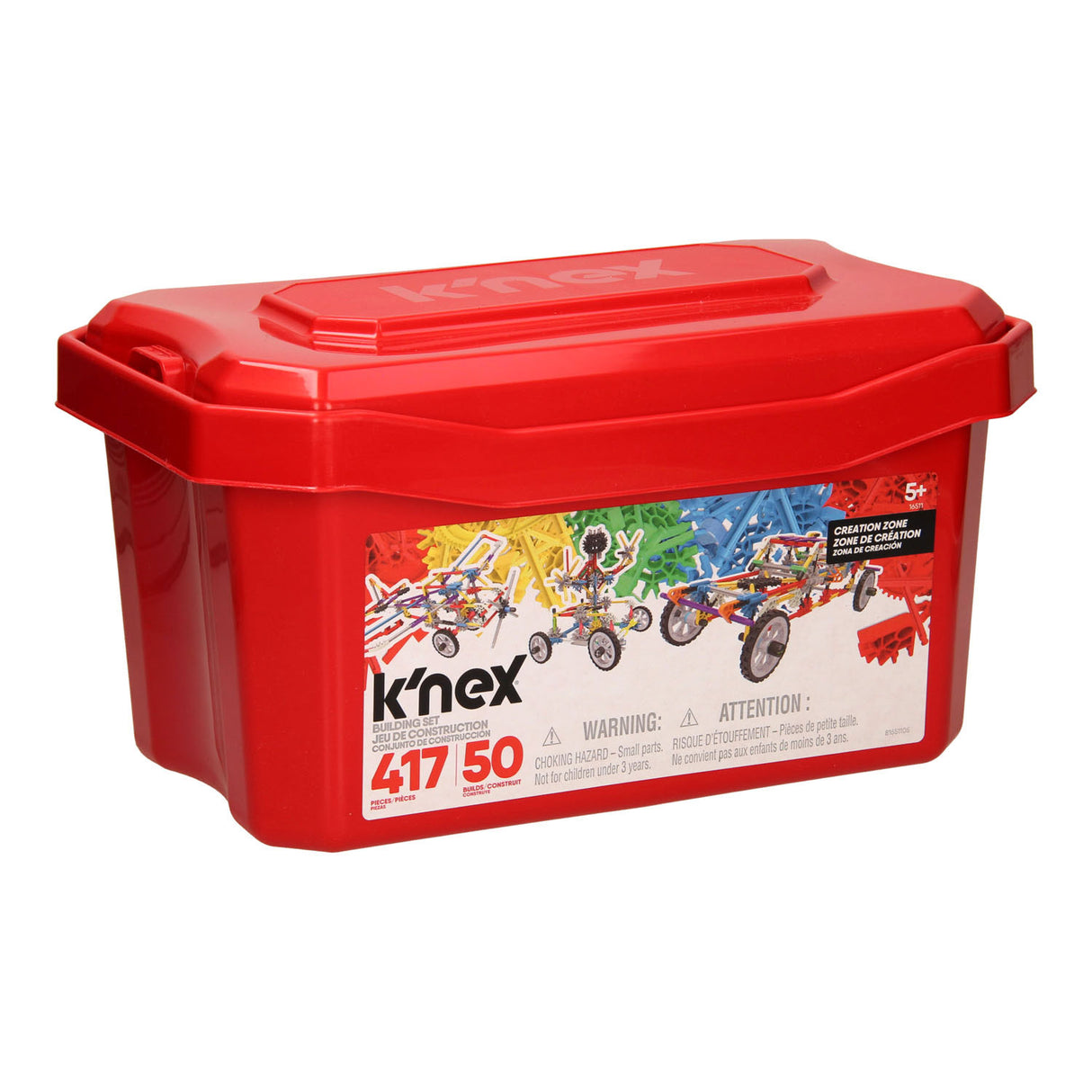 K'Nex Bouwset Creation Zone 50 Modeller, 417dlg.