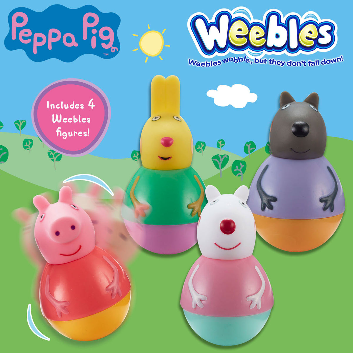 Boti Peppa Weebles Peppa Friends figurer