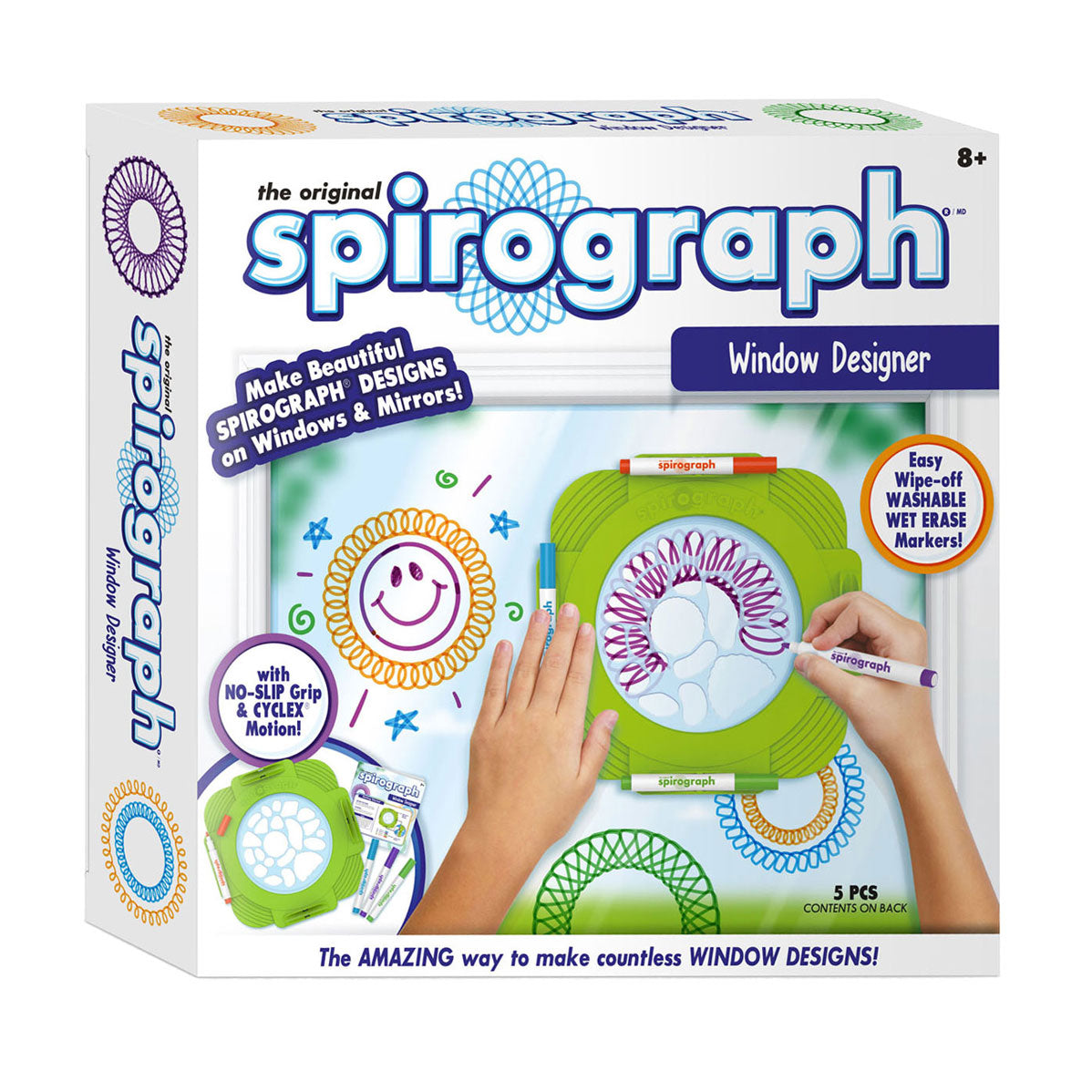 Spirograf - vinduesdekoratør