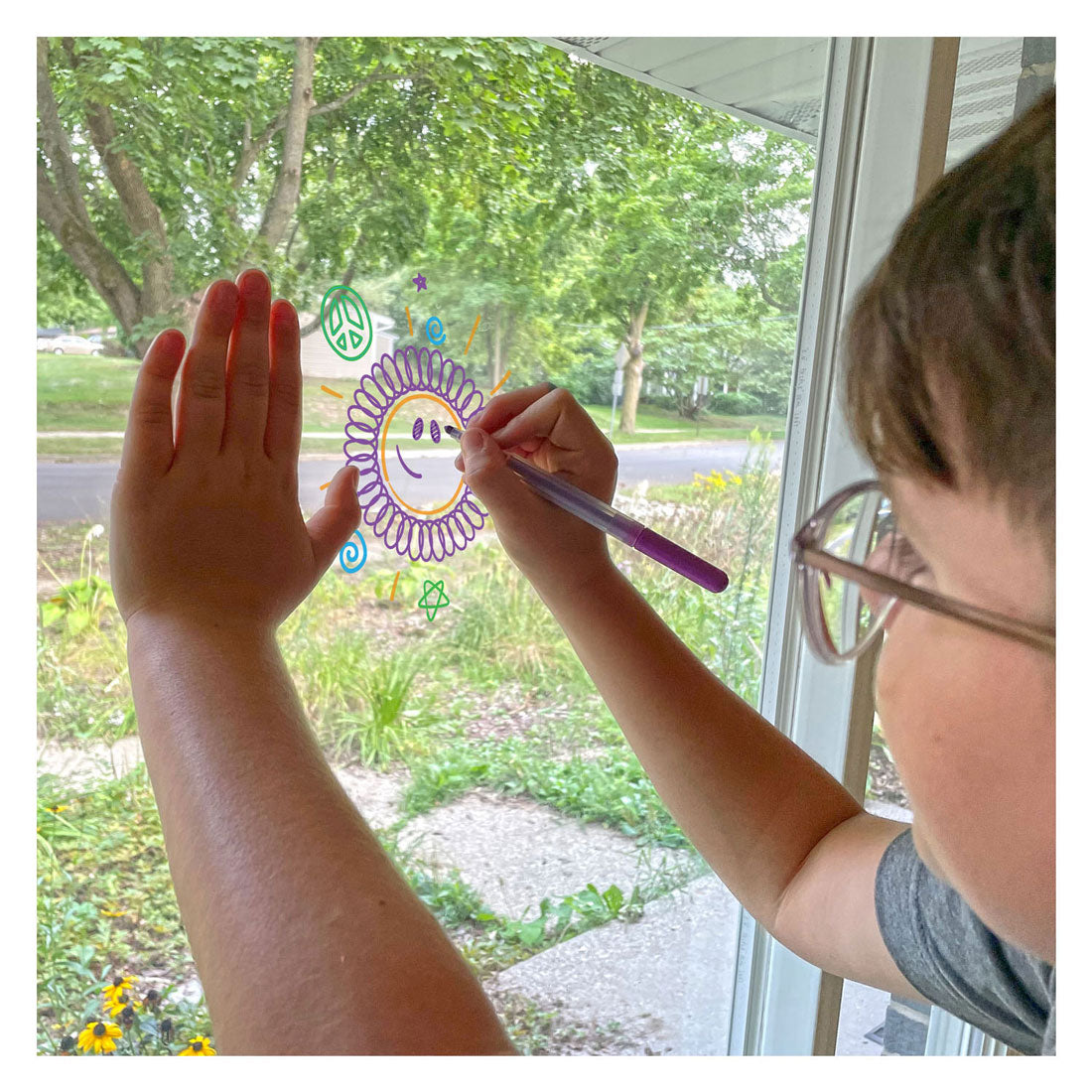 Spirograf - vinduesdekoratør
