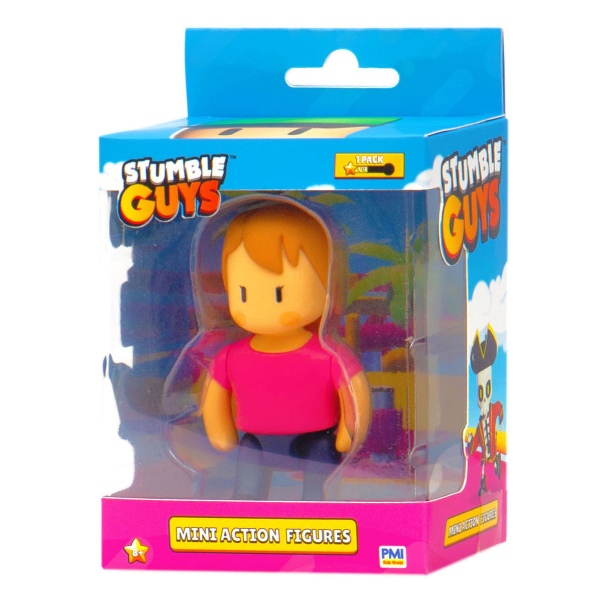 Stumble guys mini actionfigur - frk. snuble